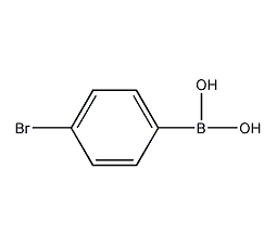4-溴苯硼酸结构式