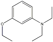 间乙氧基-N,N-二乙基苯胺结构式