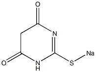 4,6-二羟基-2-巯基嘧啶钠盐结构式