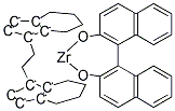 [(R,R)-(−)-乙烯二(4,5,6,7-四氢-1-茚基)]锆(IV)-(R)-1,1'-联-2-萘醇酸结构式