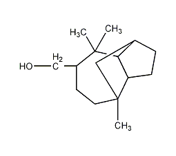 (-)-异长叶醇结构式