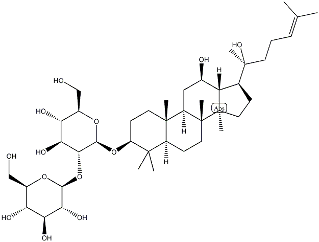 人参皂苷-RG3结构式