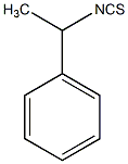 异硫氰酸DL-甲基苄酯结构式