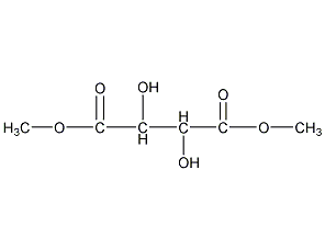D-(-)-酒石酸二甲酯结构式