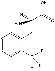 2-三氟甲基-D-苯丙氨酸结构式