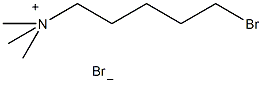 溴化(5-溴戊基)三甲基铵结构式
