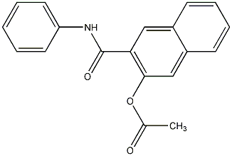 萘酚-AS-乙酸酯结构式