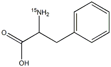 DL-苯丙氨酸-15N结构式