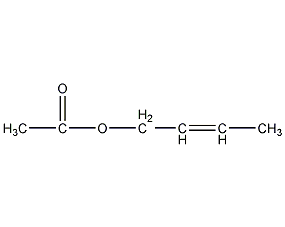 反-2-丁烯醋酸酯结构式