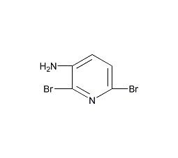 2,6-二溴-3-氨基-4-甲基吡啶结构式