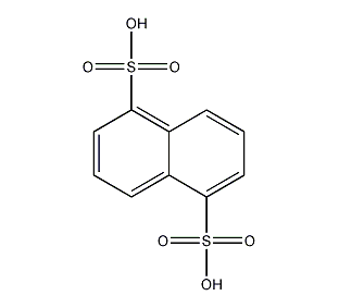 1,5-萘二磺酸结构式