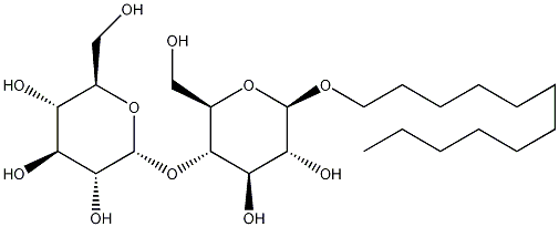 正十二烷基-β-D-麦芽糖苷结构式