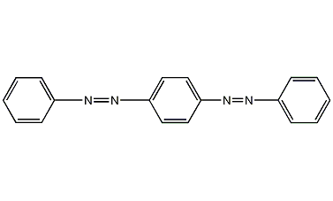 1,4-双(苯基偶氮)苯结构式