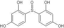 间苯二酚亚砜结构式