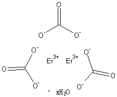 碳酸铒(III)水化物结构式