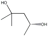 (R)-(-)-2-甲基-2,4-戊二醇结构式
