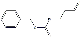 3-[(苄氧基羰基)氨基]丙醛结构式