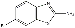 2-氨基-6-溴苯并噻唑结构式