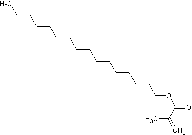 甲基丙烯酸十六烷基酯结构式