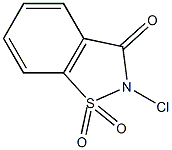N-氯邻磺酰苯甲酰亚胺结构式