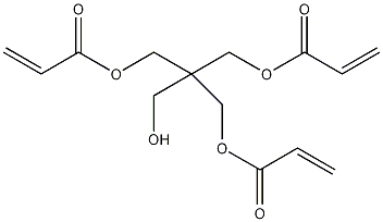 季戊四醇三丙烯酸酯结构式