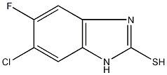 6-氯-5-氟苯咪唑-2-硫结构式