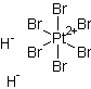 六溴铂酸结构式