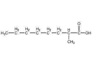 2-甲基辛酸结构式
