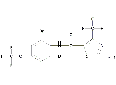 噻氟菌胺结构式