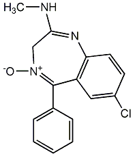 氯氮草结构式