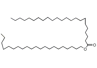 二十三(烷)酸二十一烷酯结构式