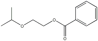 苯甲酸-2-异丙氧基乙酯结构式