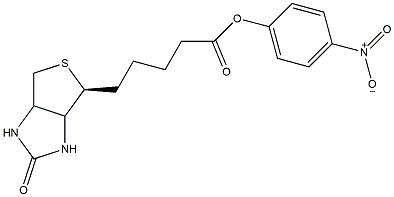 (+)-生物素-4-硝基苯酯结构式