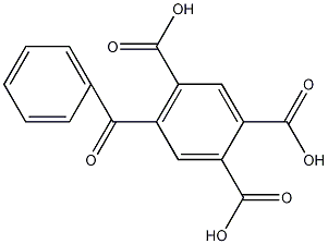 二苯甲酮-2,4,5-三羧基酸结构式