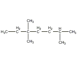 2,5,5-三甲基正庚烷结构式