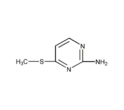 4-甲基磺酰基嘧啶-2-胺结构式