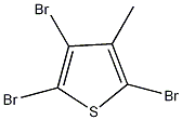2,3,5-三溴-4-甲基噻吩结构式