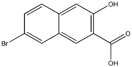 3-羟基-7-溴-2-萘甲酸结构式