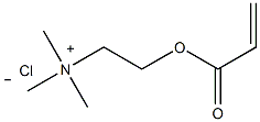 [2-(丙烯酰基氧基)乙基]三甲基氯化铵结构式