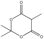 2,2,5-三甲基-1,3-二恶烷-4,6-二酮结构式