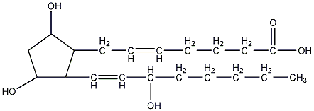 前列腺素 F2α结构式