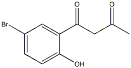 1-(5-溴-2-羟苯基)-1,3-丁二酮结构式