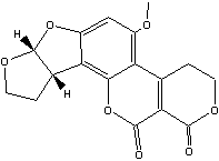 黄曲霉素G2结构式