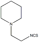 2-(1-哌啶基)乙基 异硫代氰酸酯结构式