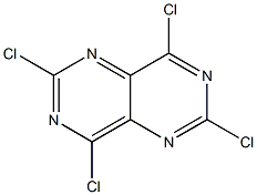 2,4,6,8-四氯嘧啶并[5,4-D]嘧啶结构式