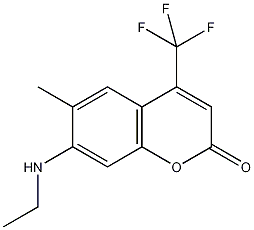 7-Ethylamino-6-methyl-4-trifluoromethylcoumarin