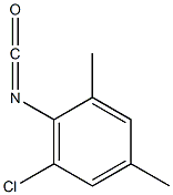2-氯-4,6-二甲苯基异氰酸酯结构式