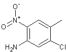 5-氯-4-甲基-2-硝基苯胺结构式