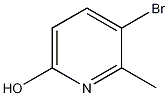 3-溴-6-羟基-2-甲基吡啶结构式