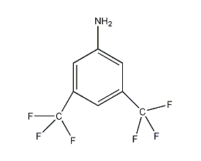2,4-双(三氟乙基)苯胺结构式